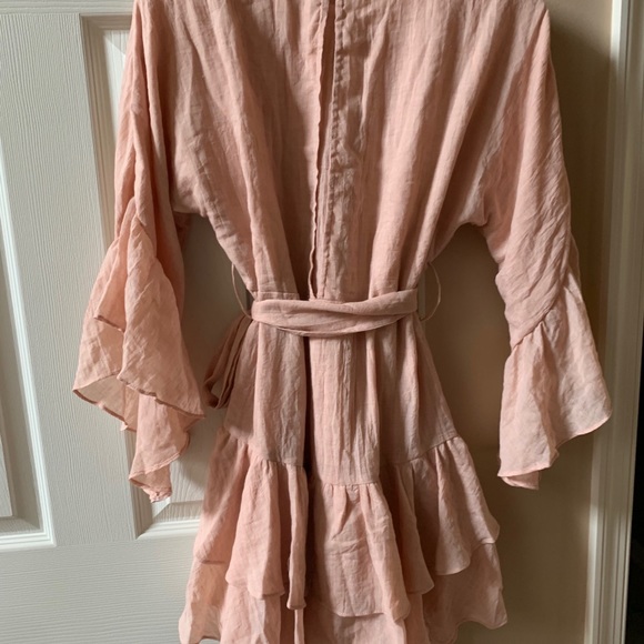 Blush pink dress long sleeve never worn - Picture 6 of 7